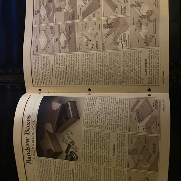 🎉5/$10🎉 Woodsmith magazine number 51 June 1987 classic roadster, landscape lid - Picture 8 of 9